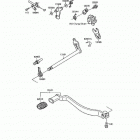 Mojave 250 (KSF250-A8) Механизм переключения передач