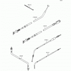 Bayou 400 4X4 (KLF400-B1) Тросы управления