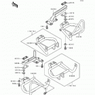 Bayou 400 4X4 (KLF400-B1) Подножки