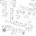 E150DHLIIB Gearcase, l2-type