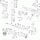 E200DHLIID Gearcase, l2-type