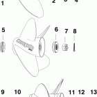 E75DPLIIS Propeller hardware, s-type g / c