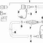 E55MJRLIIM Fuel hose & primer bulb assy