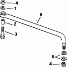 E115TLETS Steering link kit (w / o power trim & tilt)