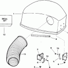 E115TLETS Engine cover - quiet rider