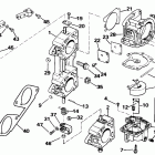 E200CXETF Carburetor & linkage - 225 suffix 