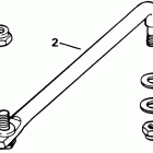 E200CXETF Steering link kit - 185esx,200 / 225stl,200tx,tz,2...