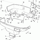 E150ELETG Нижний кожух двигателя