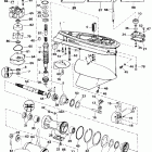 E120TLETS Gearcase - 120tl & 140tl 120tx & 125esx 