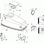 E40ELETB Engine cover - johnson 40