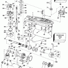 E200CXETF Gearcase - standard rotation - 20 in. models