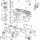 E120TLETS Gearcase - 140tx std rotation 120tx & 125esx 