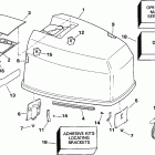 E120TLETS Engine cover - johnson 120-140 models