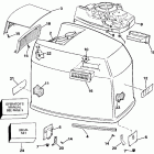 E225TLENR Engine cover - evinrude - 185