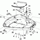 E100WTXENE Нижний кожух двигателя