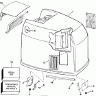 E225TLENR Engine cover - johnson - 200 stl, ve200sl