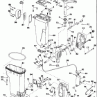E50RNLIB Корпус глушителя и струпцины крепления