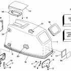 E50JENJ Engine cover - johnson rope start only
