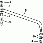 E60ELENE Steering link kit (w / o power trim & tilt)