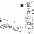 E28ESLENE Коленчатый вал & Поршень