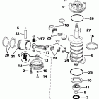E85TTLEND Коленчатый вал & Поршень