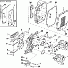 E55RWLENM Intake manifold & air silencer