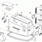 E60ELENE Engine cover -evinrude