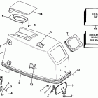 E50JENJ Engine cover - evinrude rope start only