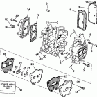 E4RDHENM Cylinder, crankcase, & intake manifold