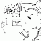 E55RWLENM Топливный насос и фильтр