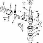 E8RLENM Коленчатый вал & Поршень