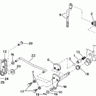 E50RNLIB Shift & throttle linkage (continued)