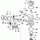 E100WTXENE Коленчатый вал & Поршень
