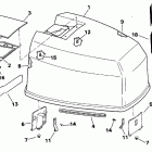 E120TXEND Engine cover - johnson 120-140 models