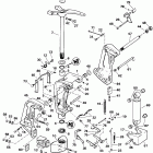 E88MSLEIM Stern bracket - manual tilt models
