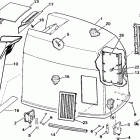 E250CXEIE Engine cover - johnson 300 models