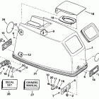 E45RCLEIA Engine cover - johnson rope start only