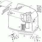 E200TXEIB Engine cover - johnson - 200 stl, ve200sl