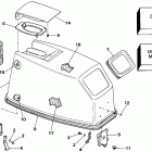 E40ELEIA Engine cover - evinrude rope start only