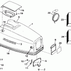 E40ELEIA Engine cover - evinrude 25-40