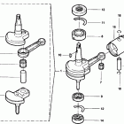 HE3REIC Колен. вал и поршень