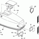 E40ELEIA Engine cover - johnson 25-40