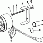 E250CXEIE Quartach tachometer - flush mount - digital - plug...