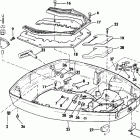 E155WTXEIB Нижний кожух двигателя
