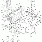 E88MSLEIM Transom bracket assy. - quiet rider