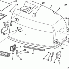 E140TLEID Engine cover - evinrude 120-140 models