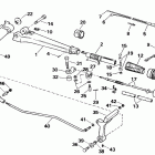 E25TEESB Steering and shift handle