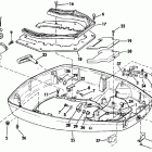 E155WTLESM Нижний кожух двигателя