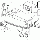 E45RCLESR Engine cover - evinrude electric start models