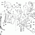 E200STLESE Remote control assembly - binnacle mount, dual lev...